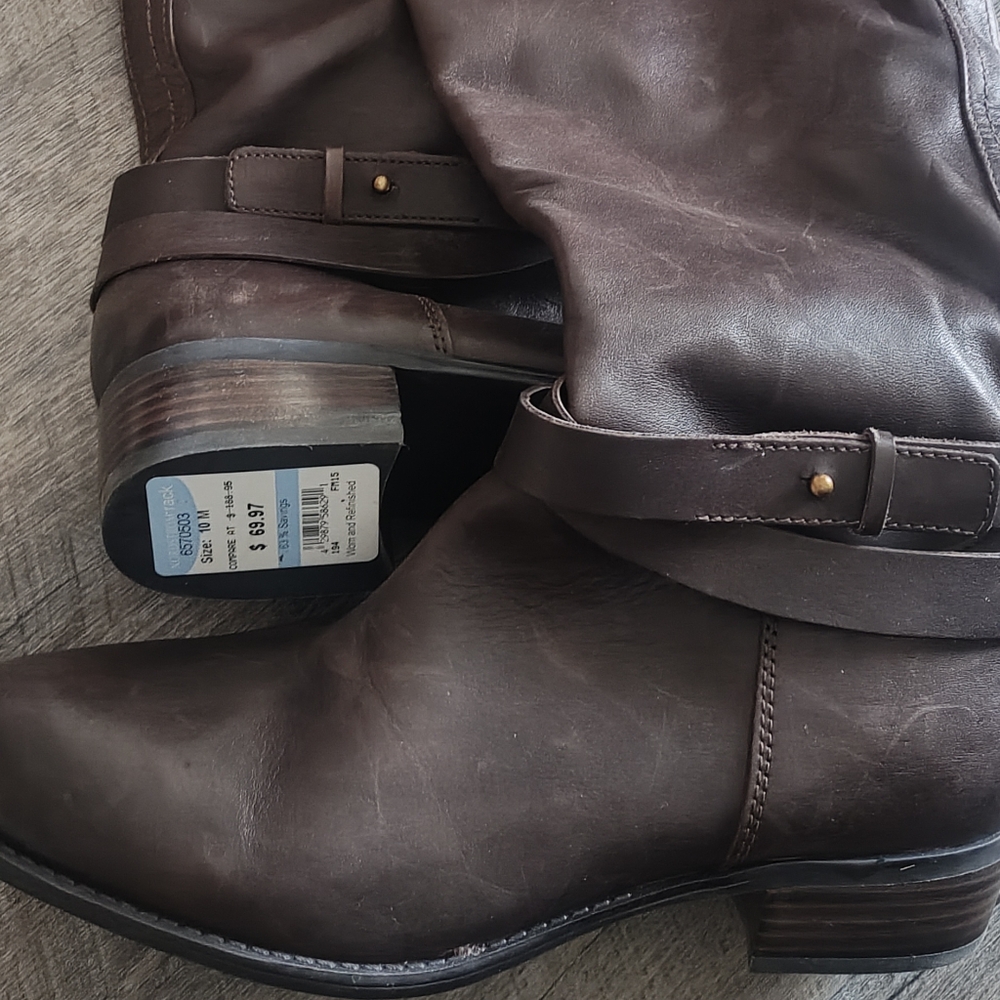 Franco Sarto Brown Over the Knee Boots